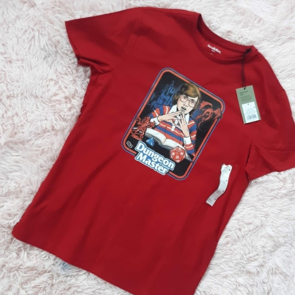 💥Dnd D&D RPG Dungeon Master meme tee NWT! Sold - Picture 3 of 5